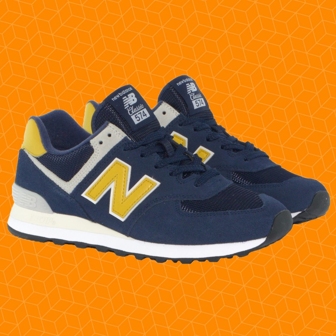 new balance 574 vintage gialle